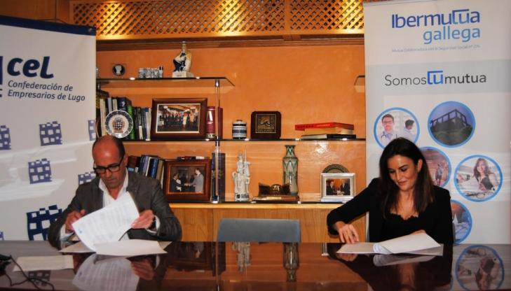 cel-e-ibermutua-firman-un-acuerdo-para-colaborar-en-el-apoyo-las-empresas-lucenses